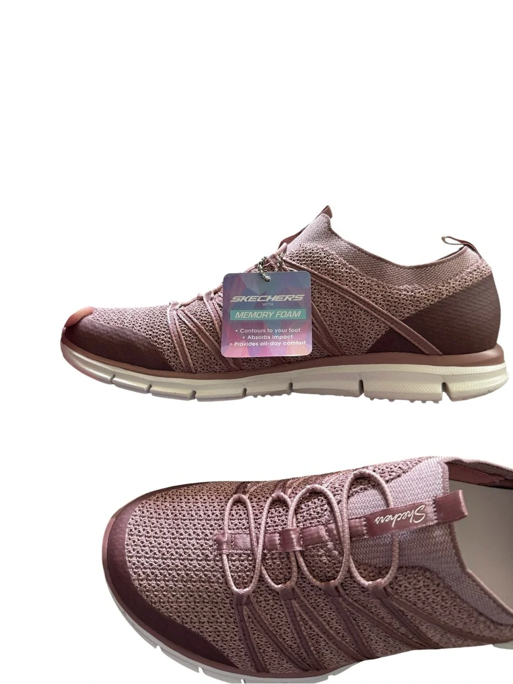 Skechers NIB Women's Slip-On Athletic Sneakers in Rose size 9